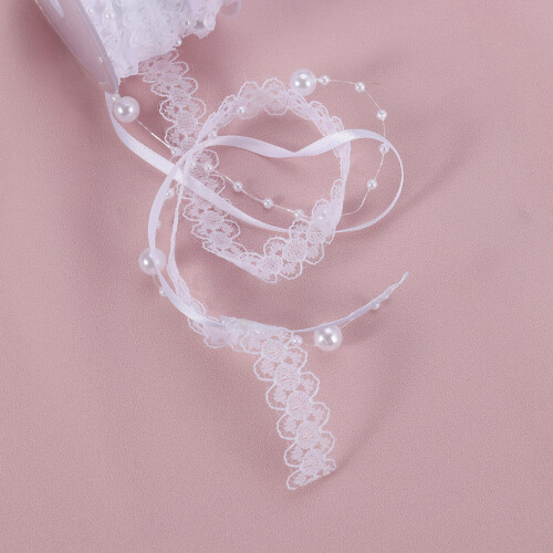 Strings String Bride Künstlich Weiß Rand 2