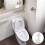 8 Toilettendeckel Sitz Ersatz Schnellverschluss 9