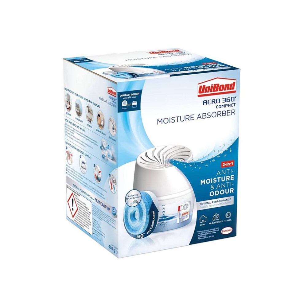 Unibond Aero 360 Dehumidifier Device & Refill Tab