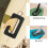 2 Surfboard Heck Ruder Paddel Flossen Halter 7
