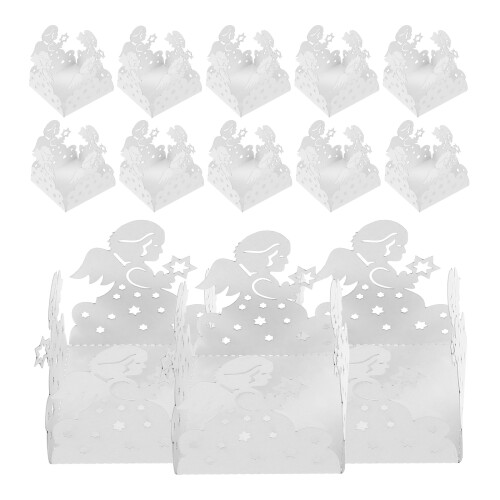 1Set Engel Schokoladen Verpackung Weiß Papier 50