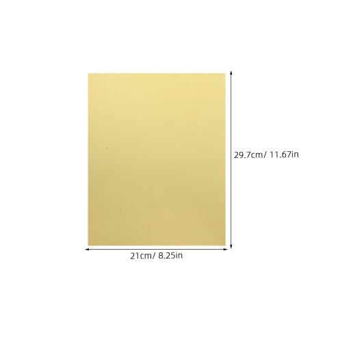 Raindrops 10 Halter Mittenklammern Golden Einfarbig Papp 1