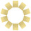 Raindrops 10 Halter Mittenklammern Golden Einfarbig Papp 11