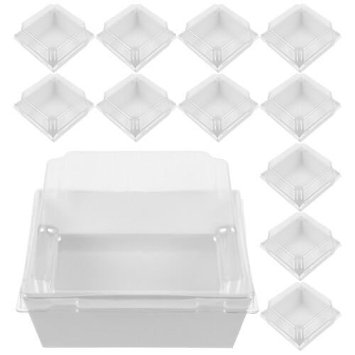 50Stk Lebensmittelboxen Kuchen Salat Verpackung 2
