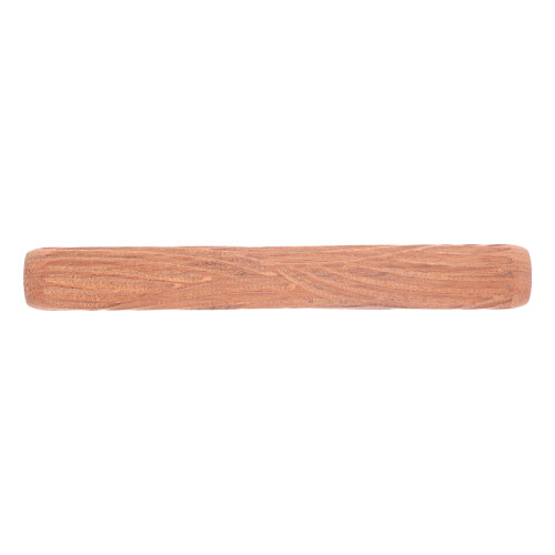 Musterrolle Holz Tonrolle, Schokoladenfarbener Bastelroller 2