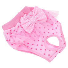 Doggy Period Pants Baumwolle Rosa Für Die Hausausbildung 1Stk