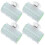 4St Plastic Haarrollers Lichtgroen Voor Zelfklevende Krulstijltools 1