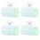4St Plastic Haarrollers Lichtgroen Voor Zelfklevende Krulstijltools 3