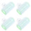 4St Plastic Haarrollers Lichtgroen Voor Zelfklevende Krulstijltools 9