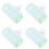 4St Plastic Haarrollers Lichtgroen Voor Zelfklevende Krulstijltools 8