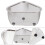 Sink Drainage Shelf Draining Basket Stainless Steel 1pack 9