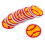 Gestickte Applikationen Gestickte Abzeichen Gelb 12er Set 4
