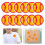 Gestickte Applikationen Gestickte Abzeichen Gelb 12er Set 9
