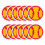 Gestickte Applikationen Gestickte Abzeichen Gelb 12er Set 8
