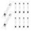 20 Doppelseitige Werbe-Display-Etikettenklammern 1