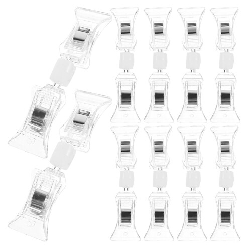 20 Doppelseitige Werbe-Display-Etikettenklammern
