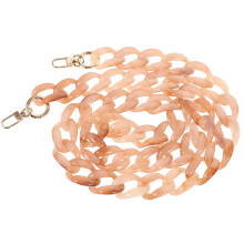 Purse Strap Chain Bag Chain Beige Acryl 1Stück Diy Reparatur