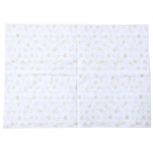 White Mit Gold Geschenkpapier 28