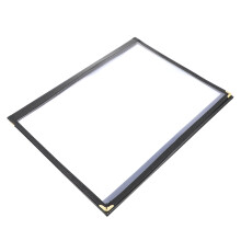 1St Transparente -Seitenschoner Für -Sammler Aus PU, Schwarz