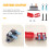 1 Set Manueller Reset Schalter Thermoplastisch 10