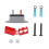 1 Set Manueller Reset Schalter Thermoplastisch 8