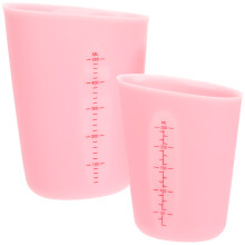 Mixing Coffee Cup Silikon Messbecher Rosa 2er Pack