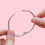 Raindrops 20 Metall Beweglicher Ring Schnalle Büro 4