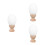 3 Sets Eivormige Basis Voor Pop Haar En Aardewerk 5