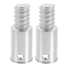 2 Stuks Broomsteelverbinder Outdoor Aluminium Schroefdraad Hoofddeksel