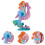2 Pcs Mermaid Figurine Fish Tank Decor Statue 7