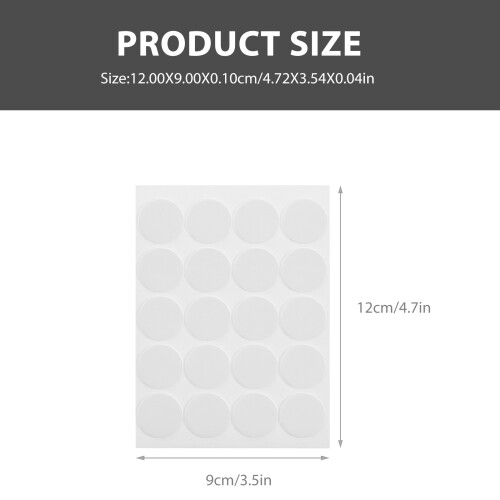 20 Stuks Candle Base Sticker Lont Wax Rond Labels 1
