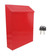 Mailbox Rot 1 Satz 11,6 X 8,5 X 2,6 Zoll Eisen Briefkasten Für Wand