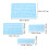 4Pièces De Stencils Bleu Pour Dessin Polyvalents Scolaires 2