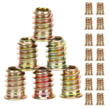40St Meubel Moeren Van Carbonstaal, Gouden Threaded Insert