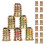 40St Meubel Moeren Van Carbonstaal, Gouden Threaded Insert 1