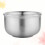 Double Wall Metal Bowl Silver 1pack 5.7x5.7x3.1in 4