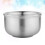 Double Wall Metal Bowl Silver 1pack 5.7x5.7x3.1in 8
