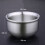 Double Wall Metal Bowl Silver 1pack 5.7x5.7x3.1in 2