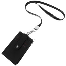 Badgehalter Kreditkarte Ausweis (Grau Mit Seil) Studentenausweise
