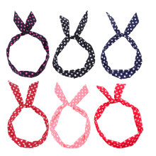 Knotted Hair Band Sortierte Farben 6