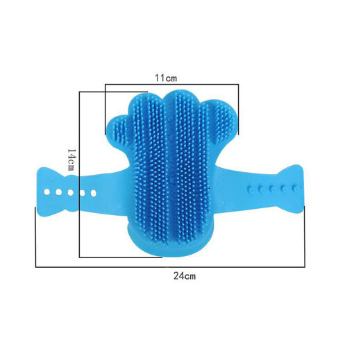 Rubber Massagebürste Pflegebürste Für 2