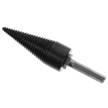 Worgeous Spaltholzbohrer Sechskantbohrer Stahl Schwarz 1 Satz