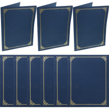 10Pz Portacertificati Scuro Protezione Forte Per Documenti
