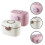 Milchpulver Spender Formel Spender Rosa 2 12x9,5 Cm 7