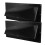 2Pièces Cache Vent De Chauffage Et Douche Camping-Car Plastique Noir 10