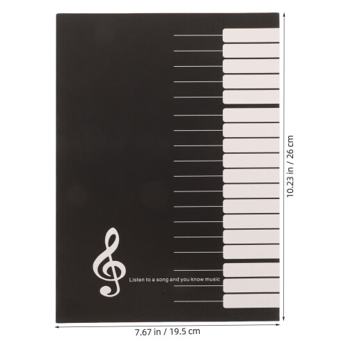 10 Stave Book Staff Gitarren Klavier Notizbuch Manuskript 1