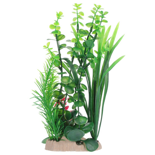 1Pc Realistic Green Plastic Aquatic Grass Underwater Fish Tank Decor