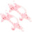 Buch Finger Seitenhalter Lese Lesezeichen Pink 1