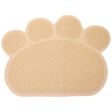 Paw Shape Mat Litter Mat Cat Litter Mat Absorbiert Schmutz PVC 1Stück