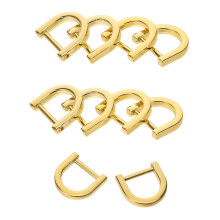 Zinklegierung Geldbörse Ring D-Ringe Schraube Taschenzubehör